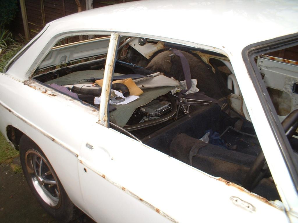 My new project the stripping continues car baring its sole